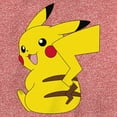 thumbnail image 2 of Boy's Pokemon Pikachu Sitting Portrait  Performance Graphic Tee Red Heather Large, 2 of 4