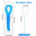 thumbnail image 5 of 100 PCS Floss Threaders, Deep Clean Dental Floss Threader for Braces, Bridges and Implants Multifunctional Floss Aids, Nylon Loop Design (Pack of 2, Blue), 5 of 5