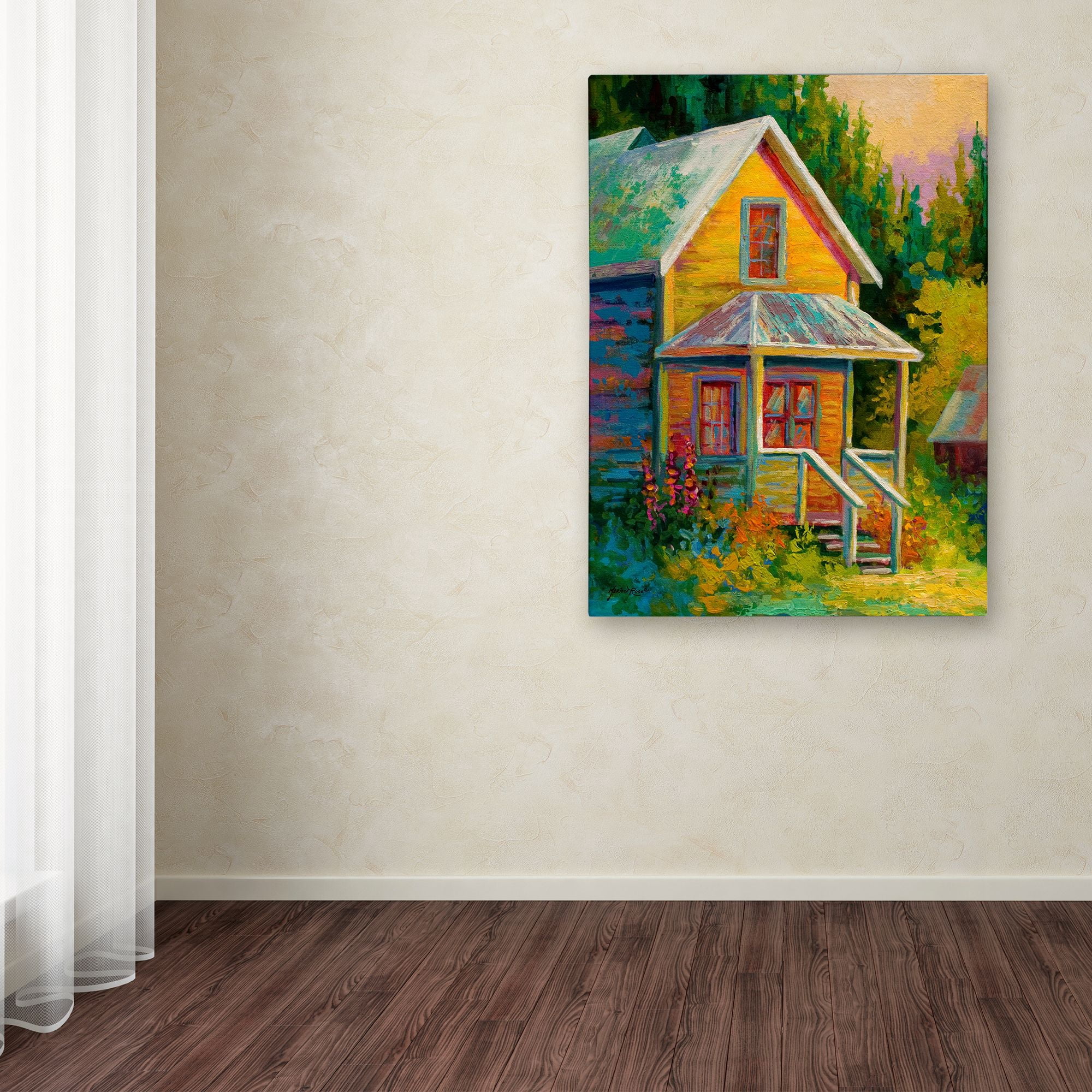 Trademark Fine Art 'Barkerville' Canvas Art by Marion Rose