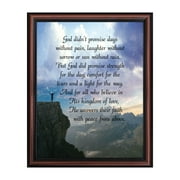 God Didn't Promise Days without Pain, Encouragement gifts for Women, Gift for Cancer Patients, Chemo Patient Gifts, Cheer Up Gifts, Uplifting Gifts, God's Promises, 2125W