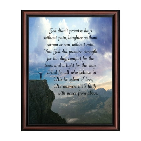 God Didn't Promise Days without Pain, Encouragement gifts for Women, Gift for Cancer Patients, Chemo Patient Gifts, Cheer Up Gifts, Uplifting Gifts, God's Promises, 2125W