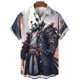 thumbnail image 3 of Nuevas camisas de animales para hombres, ropa con estampado 3D de panda y orco, camisas y blusas casuales de moda para hombres, ropa de hombre de alta calidad, 3 of 5
