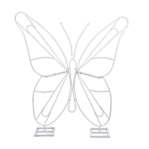 Organizador de stand de exhibición de flores, centros de mesa, estante moderno, stand floral de fiesta decorativa con forma de mariposa para bodas Estilo D