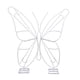 thumbnail image 1 of Organizador de stand de exhibición de flores, centros de mesa, estante moderno, stand floral de fiesta decorativa con forma de mariposa para bodas Estilo D, 1 of 8