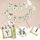thumbnail image 3 of UPOUART 1Jgo Banderines Decorativos Panda Para Cumpleaños Con Montaje Y Ambiente Elegante, 3 of 8