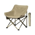thumbnail image 3 of Silla plegable ligera para acampar, taburete plegable de gran tamaño con bolsillo lateral para playa Amarillo Sharpla Asiento al aire libre, 3 of 8