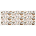 thumbnail image 1 of Dog Lover Kitchen Mat, Cartoon Style Chihuahua Terrier Bulldog and Beagle Funny Characters Purebred Pets, Plush Decorative Kitchen Mat with Non Slip Backing, 47" X 19", Multicolor, by Ambesonne, 1 of 1