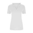 thumbnail image 3 of Mittory Women's Dressy Casual Tops Business Work Blouses Shirts Short Sleeve V Neck Tshirt, 3 of 4