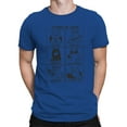 thumbnail image 2 of Types of Cats Illustrated Humor Men's T-shirt, 2 of 3