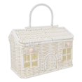 thumbnail image 4 of White Rattan House Basket with Handles – Lightweight Handwoven Wicker Storage for Picnic, Wedding Favors & Home Decoration, 4 of 5