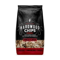 Fire & Flavor Premium All Natural Cherry Hardwood Smoking Chips, 2 Pounds