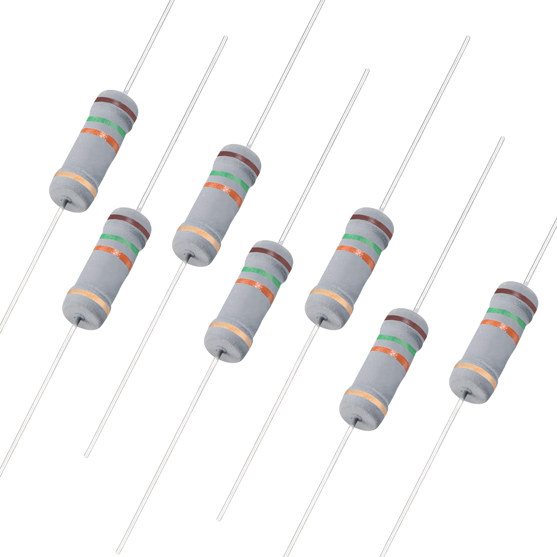 20 x Resistencia 2W carbon 5,6 Ohm