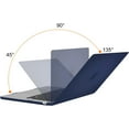 thumbnail image 4 of Mosiso 4IN1 Case for MacBook Air 15 inch Case 2025 2024 2023 Release M4 A3241 M3 A3114 M2 A2941 with Touch ID, Plastic Hard Shell&Keyboard Cover&Screen Protector&Storage Bag, Navy Blue, 4 of 6