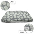 thumbnail image 3 of Abstract Pet Bed, Pastel Tones Watercolor Brush Strokes Circles Repetitive Pattern, Chew Resistant Pad for Dogs and Cats Cushion with Removable Cover, 24" x 39", Taupe Grey Sage Green, by Ambesonne, 3 of 4