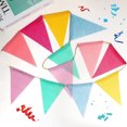 thumbnail image 4 of Inteprter Banderines colgantes, adorno de guirnalda, adornos de fiesta de boda, adornos de pancarta, diseño de escena colorida, banderas Kits de decoración para fiestas, 4 of 6