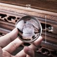 thumbnail image 5 of H&D Crystal Buddha Statue Buddha Figurine - 3D Crystal Ball with Stand (Clear), 5 of 6