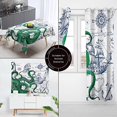 thumbnail image 4 of Blue Nautical Octopus Shower Curtain Set Funny Ocean Kraken Shower Curtains for Bathroom Cool Octopus Decor Polyester Fabric-72" x 72", 4 of 6