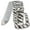 Zebra, variant on 1 1/2" Hair Calf Rhinestone Ornaments Genuine Leather Belt