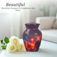 thumbnail image 5 of Cross Keepsake Cremation Urns For Human Ashes Adult Male - purple Mini Urn For Ashes For Women - Small Burial Urns For Adult Male - red Tiny Funeral Urn For Mom - 3 Inch, 5 of 7