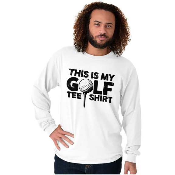 Golf Lover Funny Golfing Dad Joke Long Sleeve TShirt Men Women Brisco Brands X