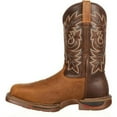 thumbnail image 3 of ROCKY WORK Men's 11" Long Range Carbon Fiber Toe Western Work Boot Brown - FQ0006132, 3 of 7