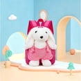thumbnail image 2 of Cute Bunny Backpack with Bow Accent Lightweight Padded Straps Elementary School Bookbag, 2 of 5