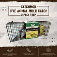 thumbnail image 3 of Rugged Ranch CatchMor Live Animal Multi Catch 2 Pack Trap, 1 Large, 1 Small, 3 of 10