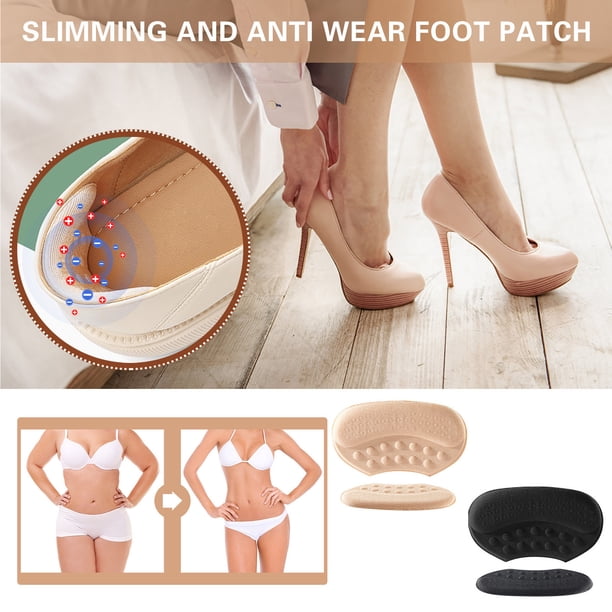 Protectores de Talón Ganfancp 1 Par Taloneras para Zapatos de Calce Holgado