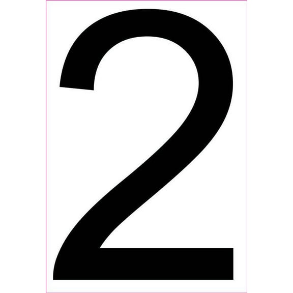 5.5in x 8in Address Number 2 Magnet