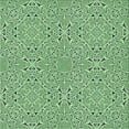 thumbnail image 1 of Ahgly Company Indoor Square Patterned Light Green Area Rugs, 4' Square, 1 of 1