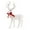 A, variant on Christmas Reindeer Figurines Decorations, Ongmies White Plush Reindeer Toy - Deer Shaped Tabletop Figurine for Christmas Decorations, Christmas Decorations Indoor