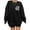 Black-, variant on VILOVE Women Oversized Mama Sweatshirt Crew Neck Long Sleeve ANTI SOCIAL MOMS CLUB Letter Print Pullover Top, Black