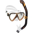 thumbnail image 1 of Cressi Ikarus & Orion Mask Snorkeling Set - Black/Orange, 1 of 6