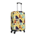 thumbnail image 3 of Balery Luggage Cover Musical Instruments Print Suitcase Covers for Luggage Elastic Washable Suitcase Protector Fits 18-32 Inch Luggage-Small, 3 of 9
