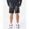 thumbnail image 3 of Independent Trading Co. - Tie-Dyed Fleece Shorts - PRM50STTD - Tie Dye Black, 3 of 5