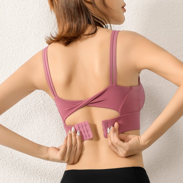 Sujetador deportivo para mujer Push-up A prueba de golpes Secado rápido Acolchado Crop-Top Tank-Top Abanopi Sujetador deportivo para mujer