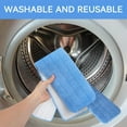 thumbnail image 3 of Replacement Microfiber Pad for Rubbermaid Commercial 24 Inch Mop Head - 8 Pack Wet & Dry Commercial Cleaning Refills Reusable Mop Refills Fit for Any Microfiber Flat Mop System 24", 3 of 4