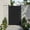 Black, variant on VEIKOUS 6' x 4' Cedar Wood Garden Gate with Aluminum Frame, Lockable Full Enclosure Security Privacy Fence Gate for Yard, Black
