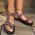 thumbnail image 3 of Bohemian Platform Athletic Sandals for Women 2025 Ethnic Beach Summer Outdoor Sports Footbed Walking Sandals, 3 of 7