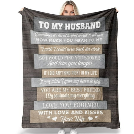 Tiruiarec Birthday Gifts for Husband from Wife Anniversary Wedding Gifts for Men Christmas Fathers Valentines Day Birthday Gift Ideas for Husband to My Man Blanket 40 x30 Tiruiarec Birthday Gifts for Husband from Wife Anniversary Wedding Gifts for Men Christmas Fathers Valentines Day Birthday Gift Ideas for Husband to My Man Blanket 40 x30