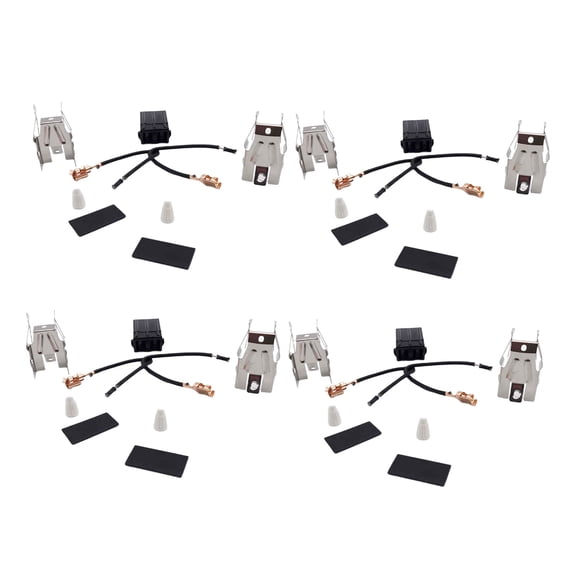 4 Set Range Burners Receptacle Set Oven Accessory for Various Oven Models for Easy Replacement and Enhancing Performances
