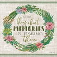 thumbnail image 2 of Jacobs, Cindy 26x26 White Modern Wood Framed Museum Art Print Titled - Making Memories Succulent Wreath, 2 of 4