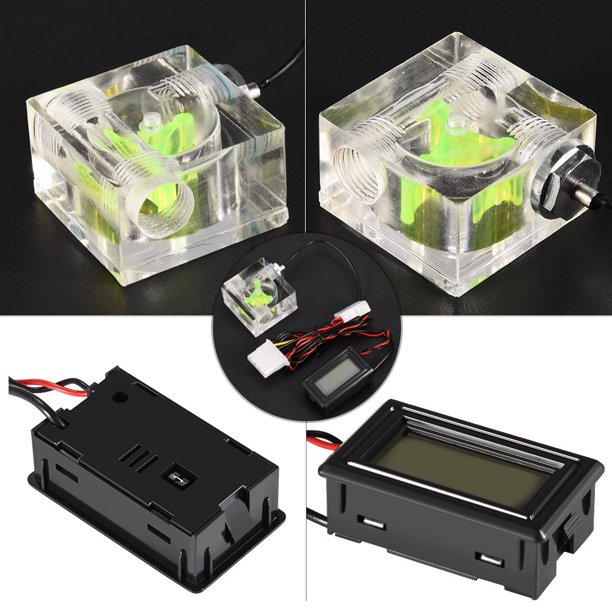 Ccdes PC Computer 3 Way Flow Meter Digital Thermometer for Water