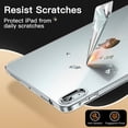 thumbnail image 5 of JETech Case for iPad Air 11-Inch M3/M2 (2025/2024), iPad Air 5/4 (10.9-Inch, 2022/2020 Model), Soft TPU Transparent Slim Shockproof Tablet Cover, Support Pencil Pro/2nd Charging (Clear), 5 of 6