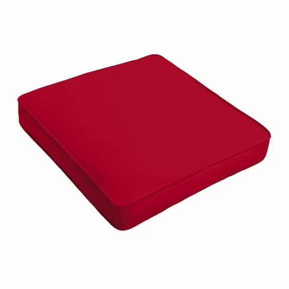 Sorra Home Crimson Red Indoor/Outdoor Cushion, Corded