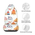 thumbnail image 4 of Yiaed Gnome Camping Print Car Seat Covers,Universal Auto Seats Protector Fits for Car,SUV Sedan,Truck,Automotive Seat Covers & Accessories, 4 of 5