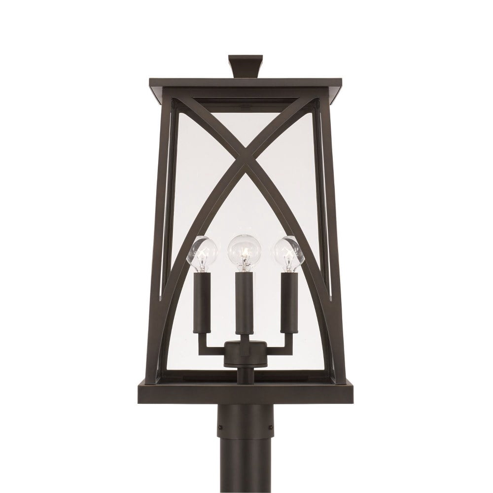 Capital Lighting - Marshall - 4 Light Outdoor Post Lantern In Transitional