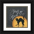 thumbnail image 1 of Lewis, Kim 12x12 Black Ornate Wood Framed with Double Matting Museum Art Print Titled - Trick or Treat, 1 of 4