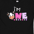 thumbnail image 4 of Inktastic I'm 1 Cute Cow and Polka Dots Boys or Girls Baby T-Shirt, 4 of 5