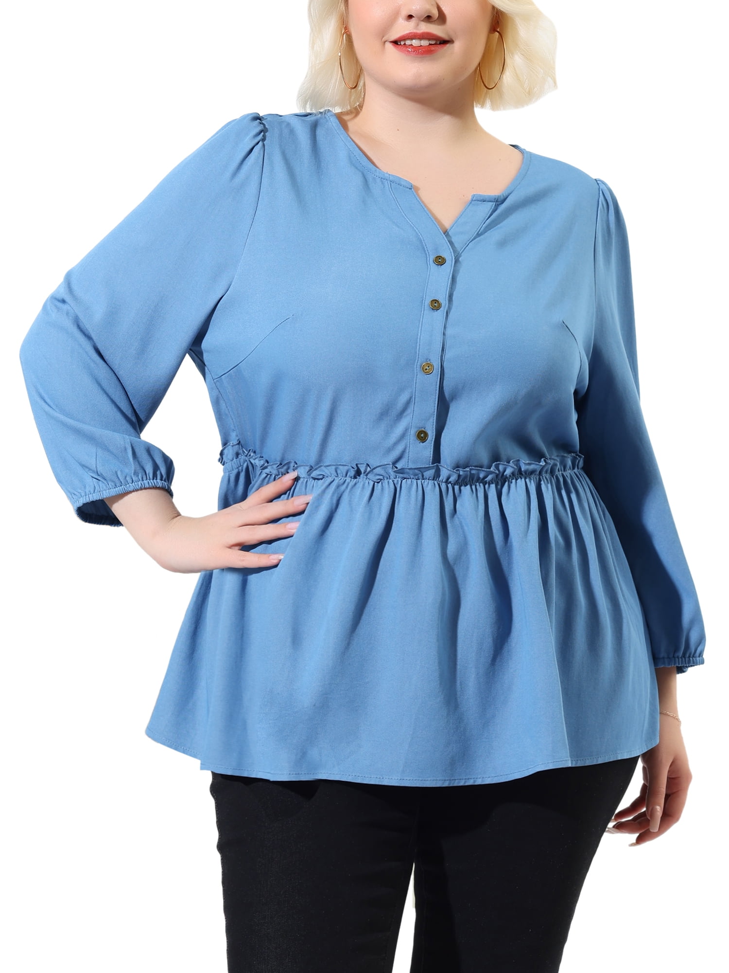 plus size junior blouses